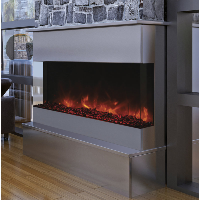 Orren Ellis Attridge Wall Mounted Electric Fireplace & Reviews Wayfair